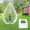 2PCS Large Fruit Tree Netting with Drawstring and Zipper,8 * 8FT Garden Netting for Garden Protection,Insect Bird Netting for Fruit Trees,Protection from Anti Birds,Bugs,Cicadas (3.93*4.92FT (4PCS))