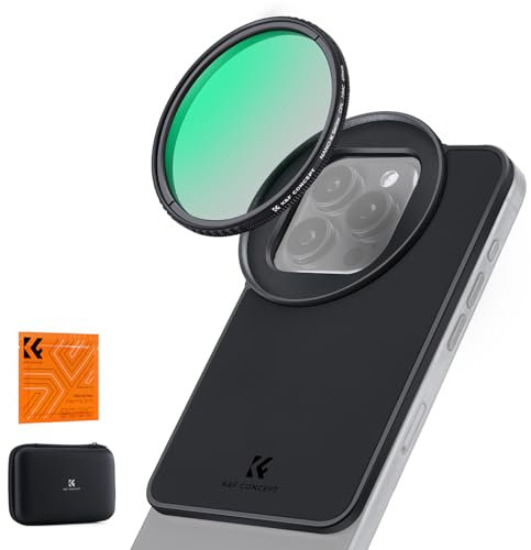 K&F Concept Adattatore Magnetico da 6,7 pollici con Filtro CPL da 67 mm per iPhone, Compatibile con 16/15/14/13/12 Pro Max, 16/15/14 Plus (6,7/6,9 pollici)