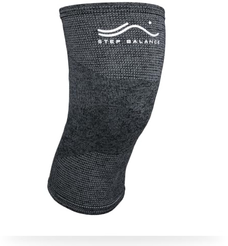 STEP BALANCE Ginocchiera Sportiva Compressione, Running, Taglia S