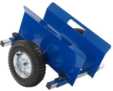 DHQCQL Transportvagn 500 kg, 40 × 41,2 × 20 cm panelvagn med hjul, 8 i modernt transportstöd med hjul, transportstöd för byggarbetsplatser, lager, verkstäder etc, blå