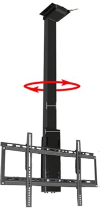 Genérico Soporte de TV de Techo motorizado Giratorio de 360° con Control Remoto: Soporte Ajustable para televisores de 32 a 75 Pulgadas, Cine en casa y soluciones Que ahorran Espacio.