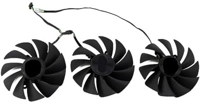 FULIMEI CF9015H12S Compatible For ZOTAC GeForce RTX 3070 3080 Ti 3090 AMP Holo Graphics Card Cooling Fan 87mm New 4PIN GPU Cooler RTX3080(3-Fan)