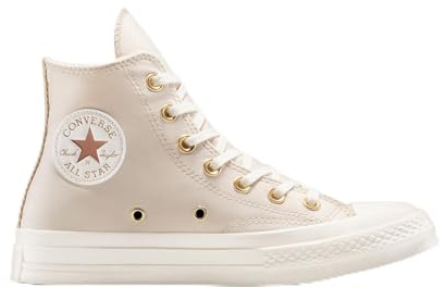 Converse Chuck 70 Metallic Patch Unisex Cream Sneaker, A13535C