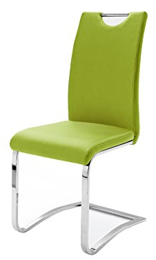 Robas Lund, Stuhl, Esszimmerstuhl, Schwingstuhl Köln, 2er Set, Lime, 57 x 43 x 100 cm