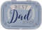Nostalgic-Art Best Dad Ever | Pillen-Dose | Bonbon-Box | Metall | mit Pfefferminz-Dragees 81377