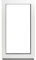 Alle Grössen Festverglasung Kunststoff Fenster - Kellerfenster BxH: 45 x 90 cm weiß fenster- Doppelverglasung Fenster Für Gartenhaus/Garagen Fenster -Premium Kunststofffenster BxH: 450 x 900 mm