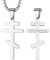 FaithHeart Russisch Orthodoxe Kreuzkette mit Gravur aus Edelstahl Kette mit Orthodoxe Kreuz Anhänger für die orthodoxen Gläubigen…