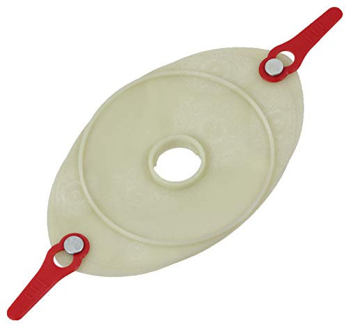 SPARES2GO Mounting Disc & Plastic Blades for Sovereign Lawnmower