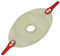 SPARES2GO Mounting Disc & Plastic Blades for Sovereign Lawnmower
