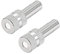 sourcing map Ugello nebulizzatore in ottone, 0,2 mm, orifizio per connettore rapido da 6 mm, 2 pezzi