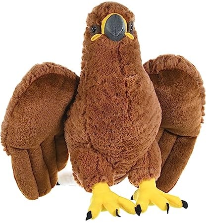 Wild Republic Cuddlekins Goldener Adler, Stofftier, Baby-Geschenk für Mädchen und Jungen, Kinder Plüschtier, Kuscheltier Für Babys, Spielzeug aus Recyclingmaterial, 30 cm