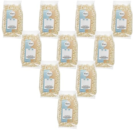 Werz - Vollkorn-Reis gepufft glutenfrei - 125 g - 10er Pack
