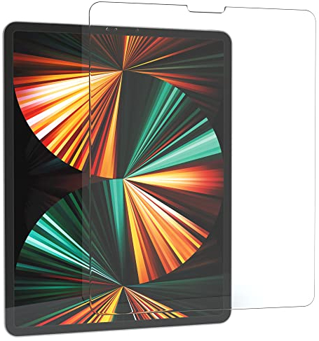 EAZY CASE - Displayschutzfolie kompatibel mit iPad Pro 12,9 5. Generation Displayschutz Glas 12,9 Zoll Glasfolie 9H Härte 0,3mm dünne Tabletschutzfolie Tablet Schutzglas Folie Transparent Ultra Klar