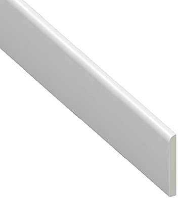 UPVC Plastic Door Frame Kit White - Architrave Finishing Trim - Edging Trim for Doors/Windows - 2 x 2 Metre Lengths and 1 x 1 Metre Length Kit - 95mm Wide