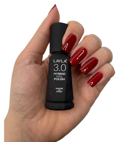 LAYLA Smalto unghie tradizionale - Ibrido effetto gel - Polposo, lucido e resistente - Made in italy