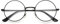 MAGIMODAC Vintage Retro Reading Glasses Metal Anti Blue Light Blocking Round Readers Eyeglasses Eyewear for Ladies Women Men 1.0/1.5/2.0/2.5/3.0/3.5/4.0 (Black, 1.5, diopters)
