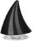 Motorradhelm Horn -Kunststoff -Helm Aufkleber Helm Teufel Hörner mit Saugnapfmotorrad Helm Dekoration Einzel Schwarzes Fahrradhelmzubehör Horn