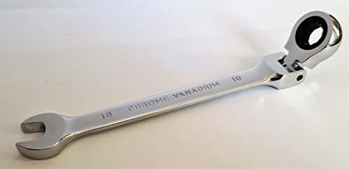 Ringratschenschlüssel flexibler Kopf 10mm Maulschlüssel Ringratsche flexibeler Gelenkkopf 10 mm Adventure Xperience
