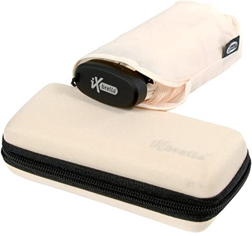 iX-brella Ultra Small 15cm kleiner Taschenschirm im Handy Format mit Etui - sea salt