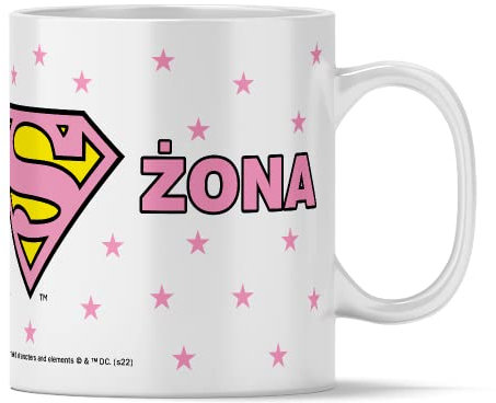 ERT GROUP Original und offiziell lizenziert von DC Keramikbecher, Muster Superman 266, Kaffee- und Teebecher Tasse 330ml