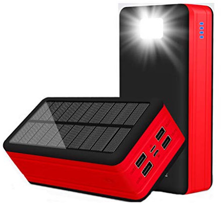 Power Bank 50000 Mah Power Bank/Caricatore Solare Power Bank/Solar Power Bank/Caricatore Portatile Solare Power Bank/Cellulare Power Bank Portatili