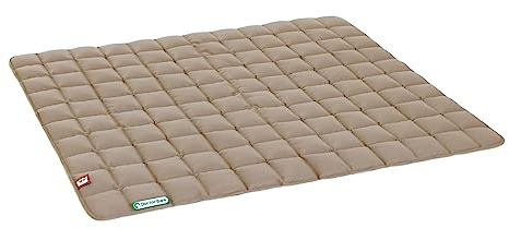 Doctor Bark Hundedecke – weiche, hochwertige Hundematte für große Hunde, robuste Indoor-Outdoor Liegedecke, waschbar bis 95 °C (Gr. XL, 120x100 cm, Goldbraun)