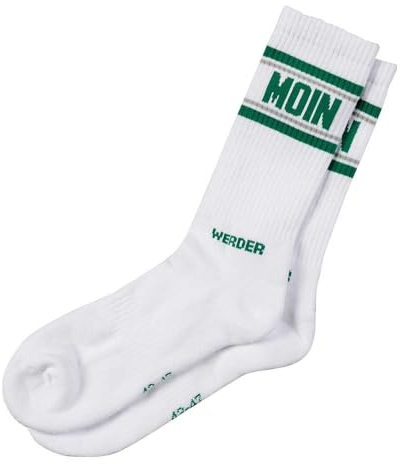 Werder Bremen Moin Socks Socken (as3, numeric, numeric_39, numeric_42, regular, regular, weiss)