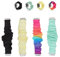 OSALADI Bracelet De Montre Imprimé Tendance De 20 Mm Doux Confortable Et Respirant De Remplacement De Luxe Pour Montre Connectée Noir
