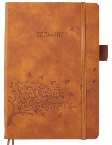 Schülerkalender 2024/25 Schulplaner, Kalender 2024 2025 Buchkalender A5 1 Tag pro Seite, Terminplaner & Tagesplaner mit Tabs & Notizen, Studienplaner Planer Schule Büro Familie, Aug’24-Jul’25