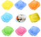 8 Pezzi Stampo Uovo Sodo Uova Cartone Animato Stampo Bollire Uovo Stampo Baking Mold per Ristoranti di Sushi Cucina Casa Utensile da Fai-da-te
