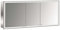 Emco Prime Facelift Lichtspiegelschrank, 1600 mm, 3 Türen, Unterputzmodell, 9497, Farbe: Aluminium/Weiss