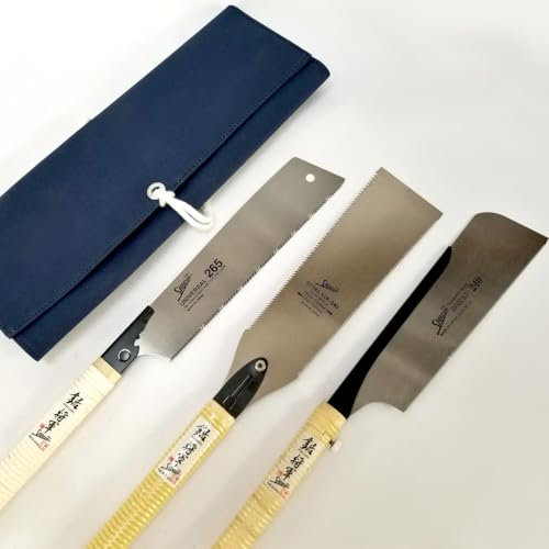 Jeu de 3 scies japonaises Osaka avec étui Shogun