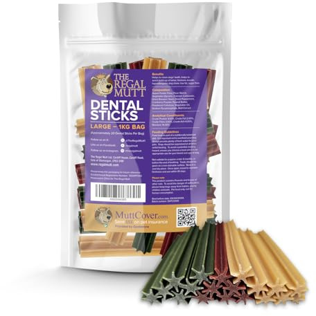 The Regal Mutt - Dental Sticks - Large - 1kg Bag