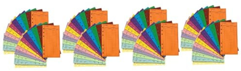 STOBOK 96pièces Enveloppes Budgétaires Colorées Pour Gestion Financière Pochettes De Rangement Pour Pratiques Et Portables Pour Suivre Vos Dépenses