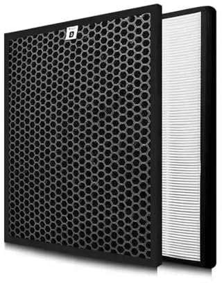 WVGFAUXA FY1410 FY1413 Replacement True Hepa Carbon Air Filter,Compatible For Philips Air Purifier AC1215 AC1212 AC1213 AC1216 1000 1000i Series,Filter, Filter Element, Humidified Filter(Black)