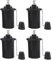 Botes Para Antorcha - Botes basados en Para Antorcha | Pack de 4 tarros de antorcha, 12 Gus de repuesto – Antorcha de antorcha con mechas, tapas, para exterior de combustible de citronela, frascos de