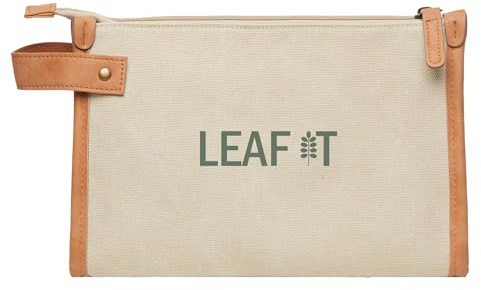 Vinga Bosler Canvas Recycled Toiletry Bag (One Size) (Beige)