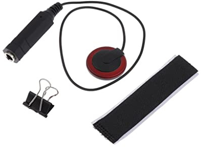 Piezo-Kontaktmikrofon-Tonabnehmer mit Klemme für Akustikgitarre, Violine, Banjo
