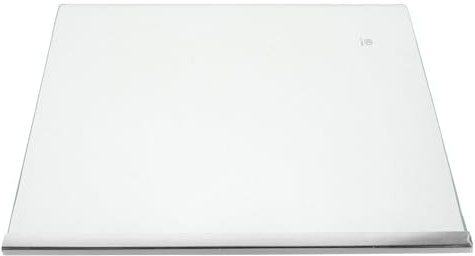 IWOWHERO Estante de Vidrio Templado para Refrigerador y Congelador 29.5X27 CM, Estante de Repuesto Transparente Resistente, Organizador Flexible para Almacenamiento