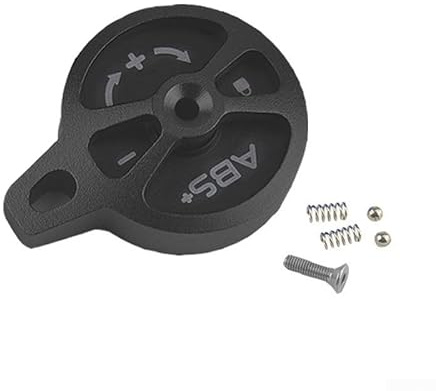 Kit di blocco forcella MTB composto da sfere a vite e molle per un affidabile blocco manuale della sospensione su tubi sterzo forcella in alluminio (nero)