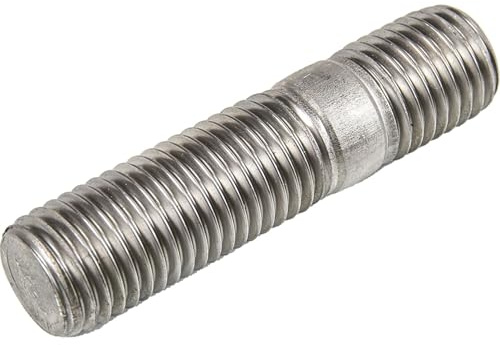 10 Stiftschrauben DIN 939 A2 M 16 x 50 V2A Niro Edelstahl