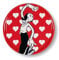 Excelsa Olivia Assiette à Pizza, Porcelaine, Rouge