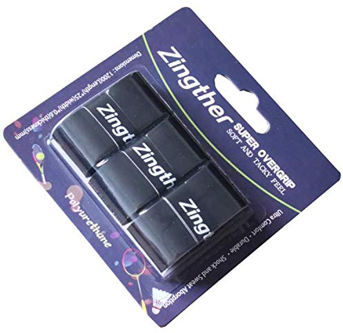 Zingther Professional Super Tacky Tennis Racket Grip Tape Also Overgrips for Badminton Racquet/Racquetball/Squash Raquet, Baseball/Cricket Bat and Pickleball Paddle