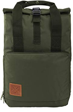 Manufaktur13 M13 RollTop DayPack - wasserdichter Roll Top Rucksack (15L), Kurierrucksack mit Innenfach, wasserabweisendes Material, verstellbare Gurte (Dazzle)