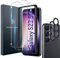 LK Schutzfolie für Samsung Galaxy S23 5G Panzer Schutz Glas, 2 Folie und 2 Kameraglas,[9H Härte Panzerolie], [HD Klar Displayfolie],[Kratzen Rahmen Installationshilfe], [Anti- Kratzer],[Bläschenfrei]
