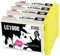 Ink Inspiration® Ersatz für Brother LC1000 LC-1000BK Schwarz Druckerpatronen kompatibel mit Brother DCP-130C DCP-135C DCP-150C DCP-330C DCP-350C DCP-357C DCP-540CN DCP-560CN DCP-770CW MFC-235C 465CN