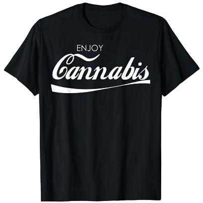 Blutgruppe Collectin Cannabis T-Shirt Schwarz Unisex Klein Klassisch Party Crew-Ausschnitt Halbarm T-Shirt Cannabis-Enthusiasten und Hip-Hop-Fans