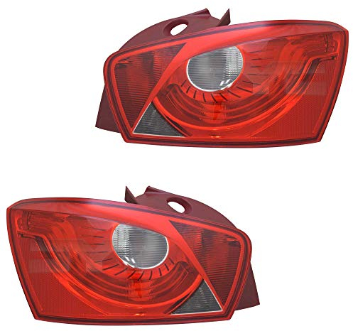 Heckleuchten Rückleuchten Rücklicht Set rechts & links Satz für Modell Ibiza V (6J1/6J5/6J8) Baujahr: 03/2008-03/2012 Kunststoff ohne Lampenträger
