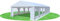 Stabilezelte Partyzelt Festzelt 5x12m Giant Pro PVC 550/g² feuersicher mit Fenster