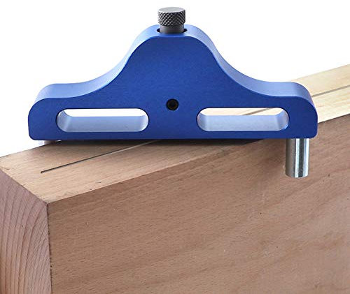 CHENWN Centro Buscador De 96Mm De Aluminio Carpintería Gramil con El Puntero Exact Centro De Madera Scribe